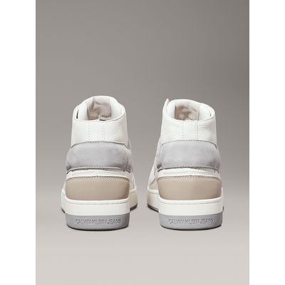 Imagen 2 del producto Zapatillas de Cuero Basket Cup Mid Blanco