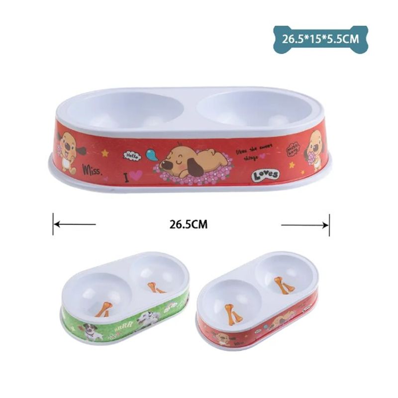 GENERICO - Plato Doble Grande Diseño Aleatorio 2651555Cm