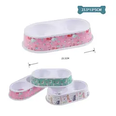 GENERICO - Plato Doble Pequeño Diseño Aleatorio 2351355Cm