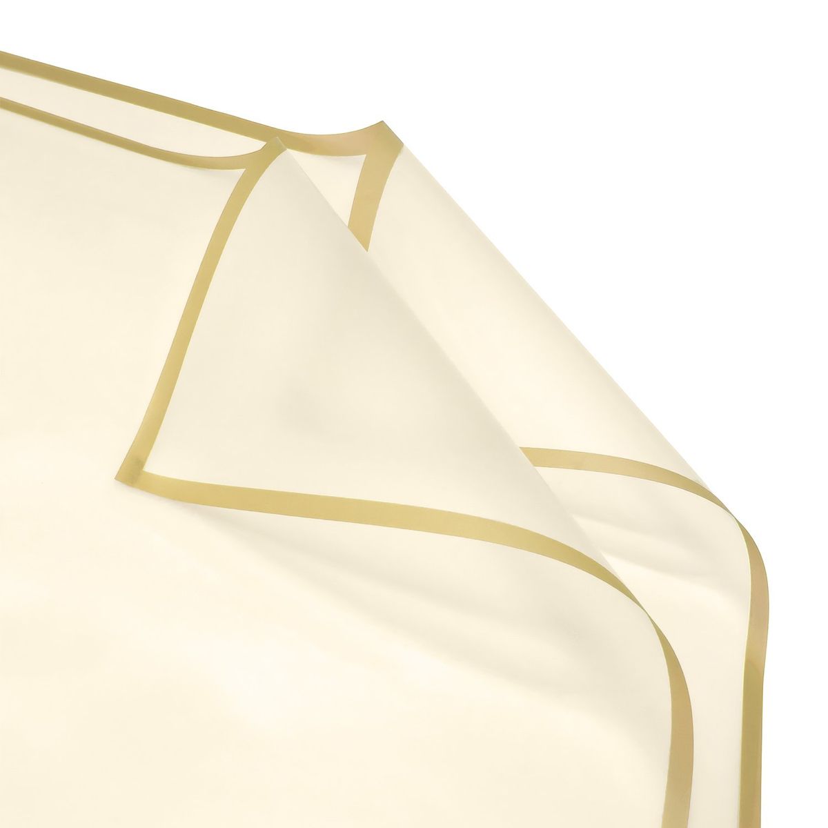 GENERICO - PAPEL COREANO 57X57 53C MEDIO TRANSPARENTE BEIGE X20UNI