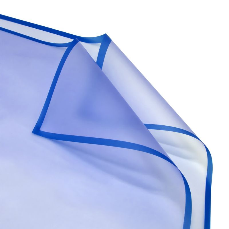 GENERICO - PAPEL COREANO 57X57 53C MEDIO TRANSPARENTE AZUL X20UNI