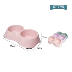 GENERICO - Plato Doble Plástico Color Aleatorio 26157Cm