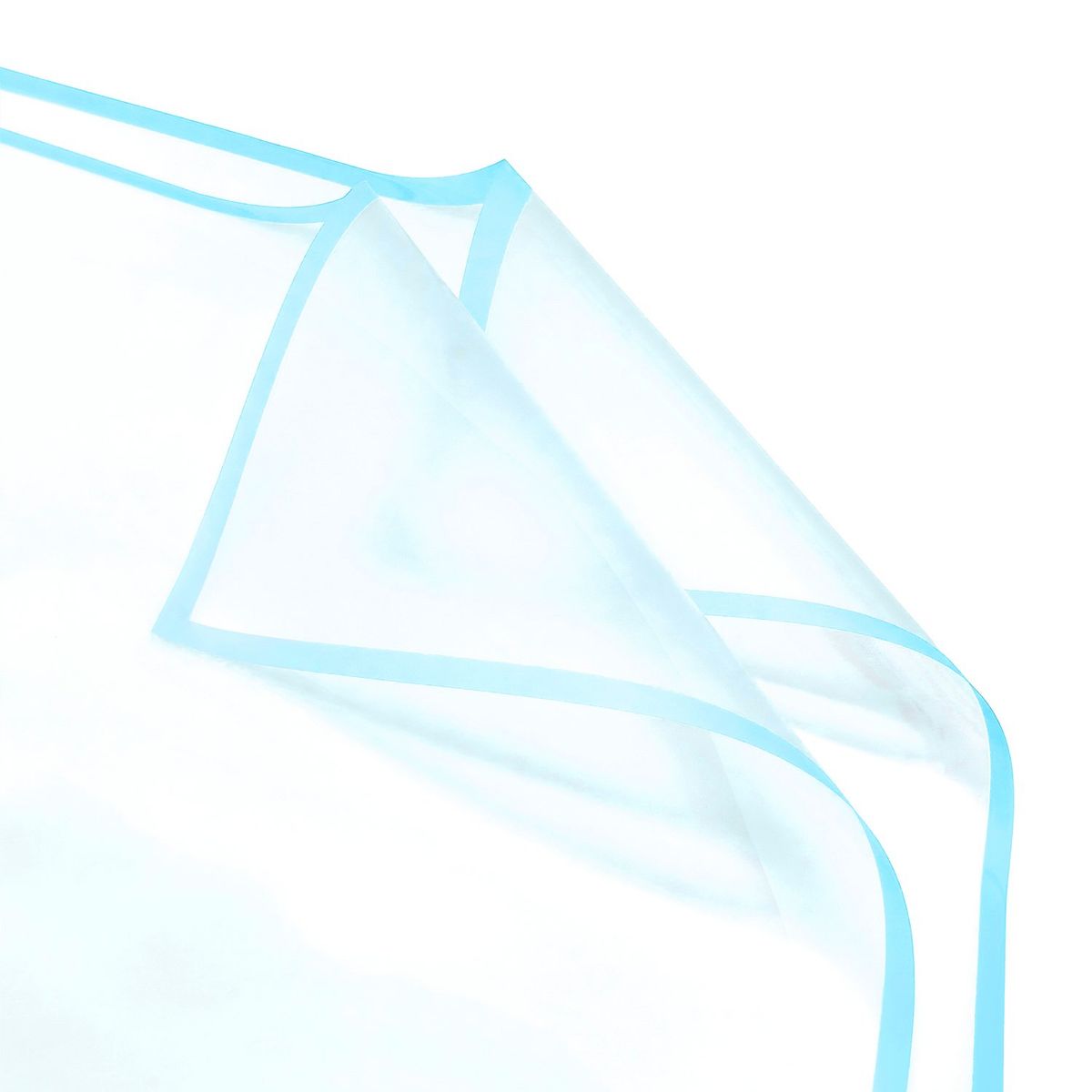 GENERICO - PAPEL COREANO 57X57 53C MEDIO TRANSPARENTE CELESTE X