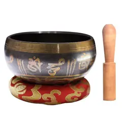 GENERICO - Cuenco Tibetano Siete Metales Cuenco Tibe Cuencos Tibetanos Ocho Cm