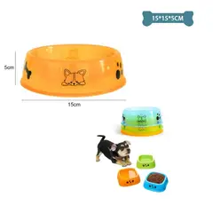 GENERICO - Plato Pequeño Para Mascotas Color Aleatorio 15155Cm