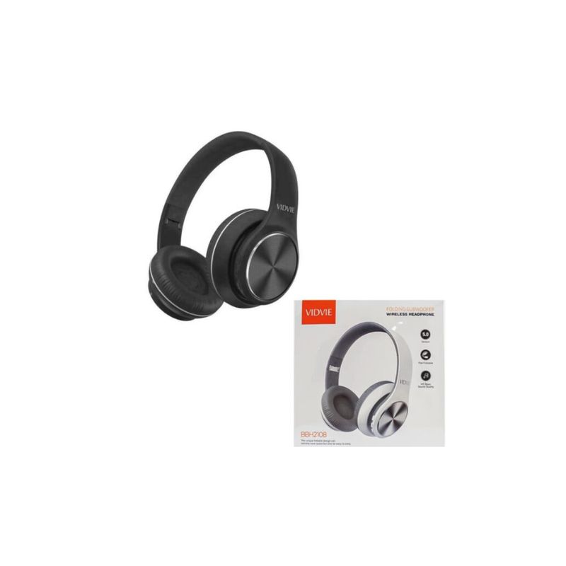 GENERICO - Audífono Inalámbrico Bluetooth Vidvie Bbh2108 negro