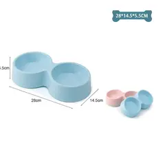 GENERICO - Plato Doble De Plástico Color Aleatorio 2814555Cm