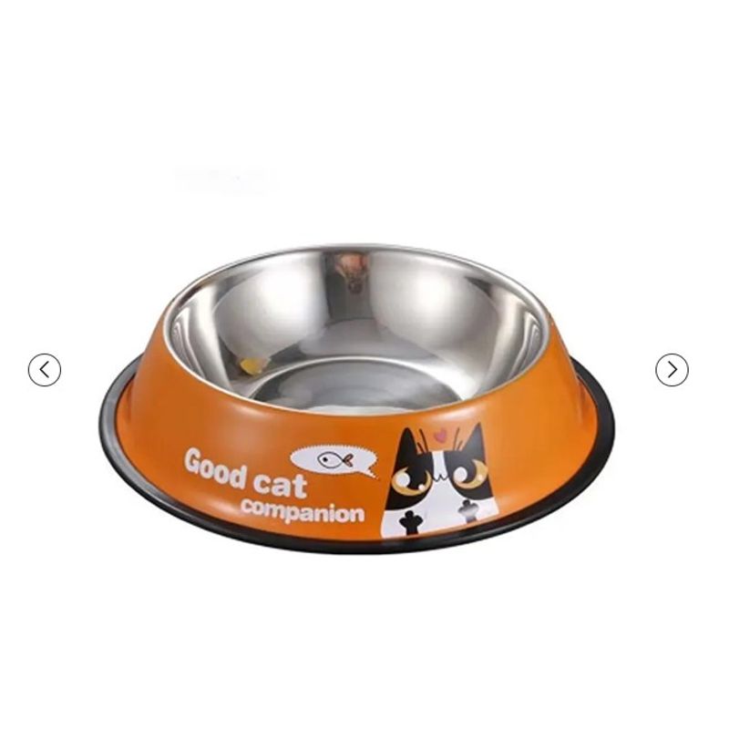 GENERICO - Plato Metálico 26Cm Color Aleatorio Para Mascotas