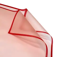 GENERICO - PAPEL COREANO 57X57 53C MEDIO TRANSPARENTE ROJO X20UNI