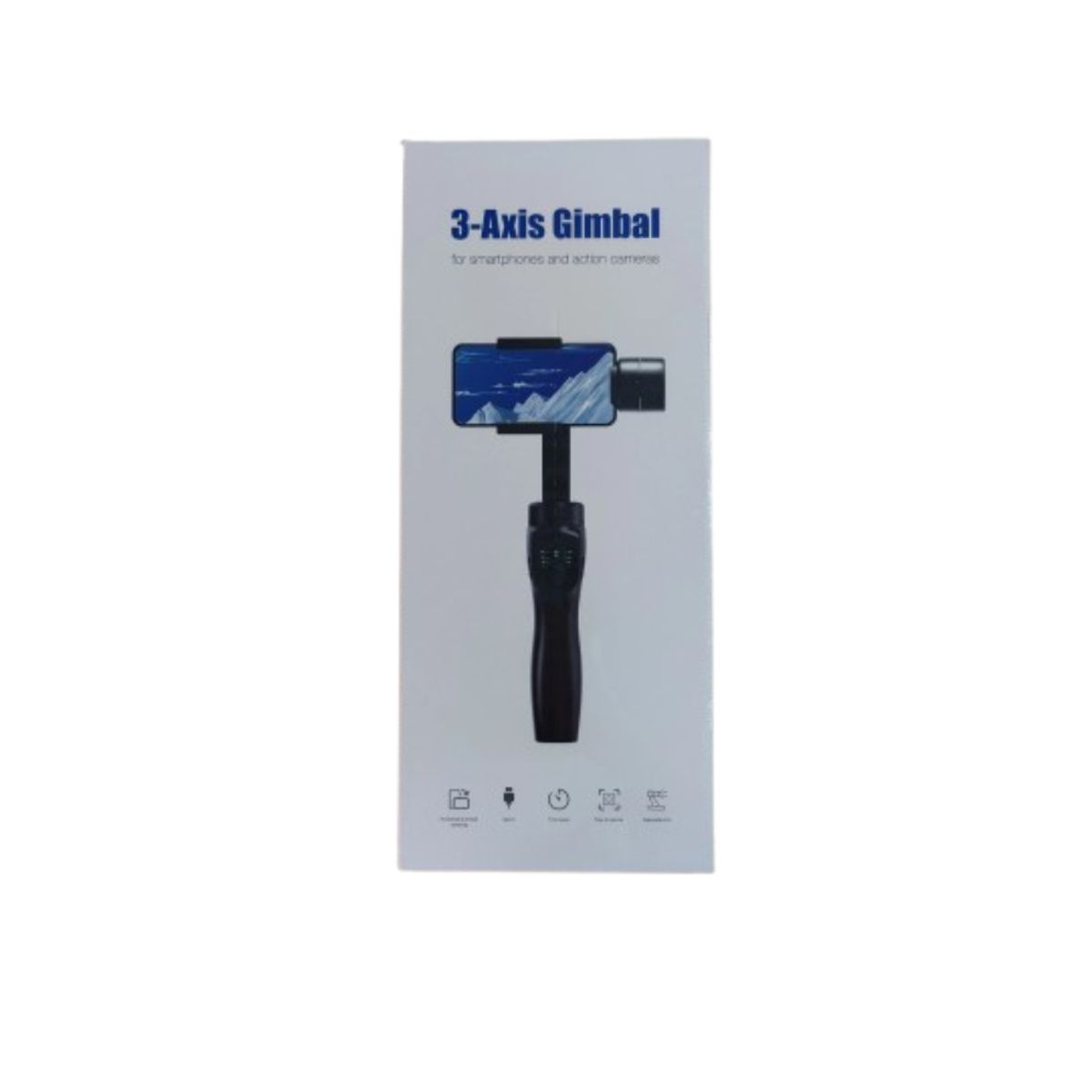 GENERICO - Trípode Estabilizador 3-Axis Soporte Para Teléfonos negro