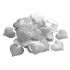 GENERICO - PETALOS CORAZON BLANCO 3 CM X50 PCS