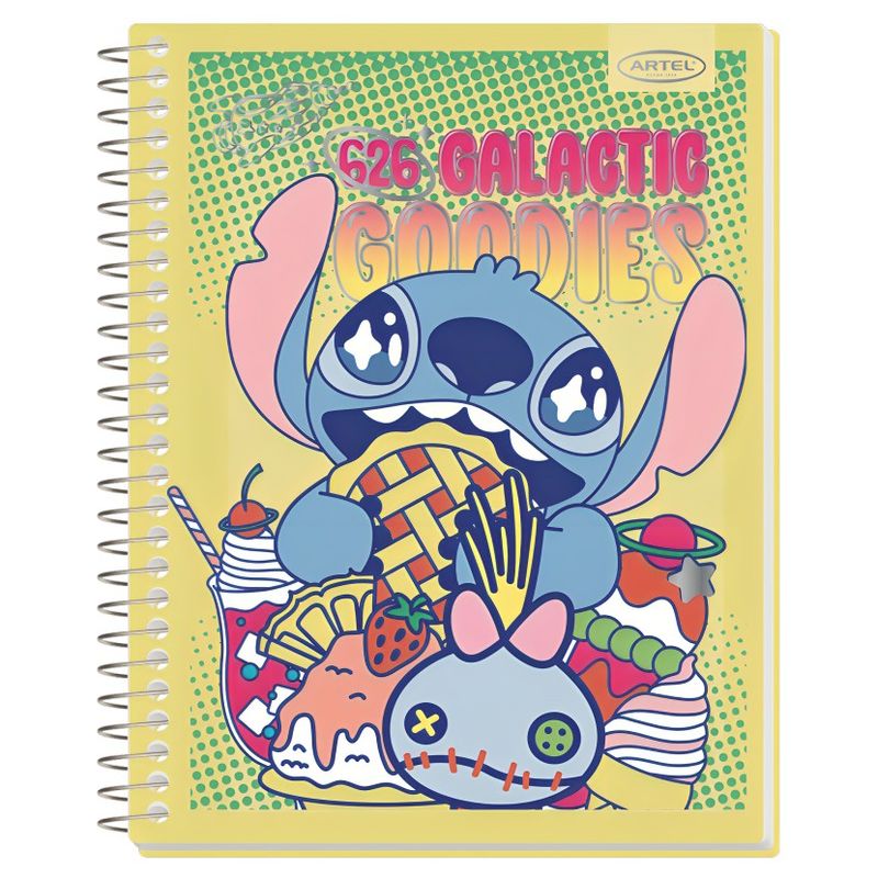 OEM - PACK 4PCS  CUADERNOS ESPECIAL 150HJ STITCH FOODIE