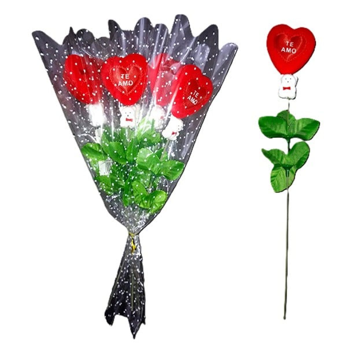 GENERICO - STICK CORAZON PLUMAVIT OSO X6 UNI