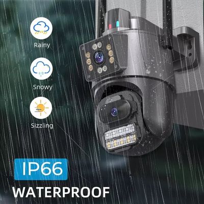 Imagen 2 del producto Cámara Domo Negra Wifi Doble Lente Full Hd Con Alarma Seguimiento