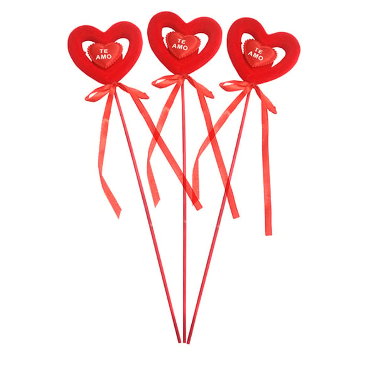 GENERICO - STICK SAN VALENTIN CORAZON PLUMAVIT DOBLE X12