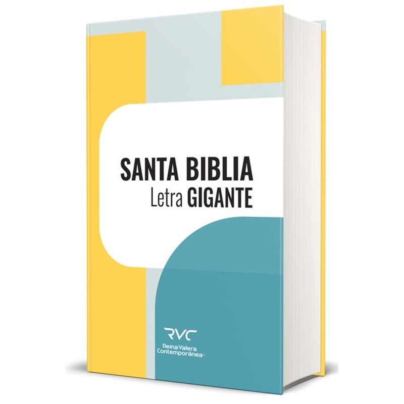 SOCIEDADES BIBLICAS UNIDAS - Biblia Reina Valera Contemporánea Letra Gigante Tapa Dura Colores