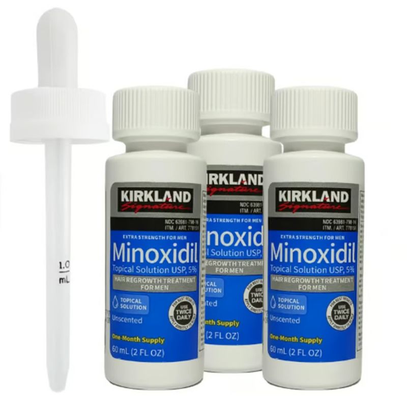 KIRKLAND - MINOXIDIL KIRKLAND TRATAMIENTO 3 MES + GOTERO ORIGINAL