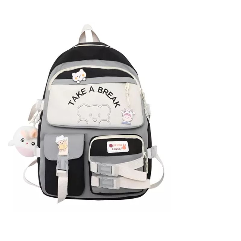 GENERICO - Mochila Bolso Juvenil Escolar Kawaii Ligera Multiuso 15l