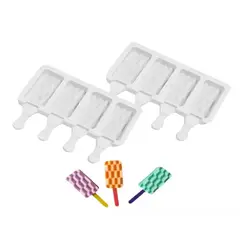 PASTELERIUSCL - Pack X2 Moldes De Silicona Reposteria Molde Helados Paletas