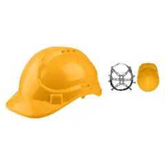 INGCO - CASCOS DE SEGURIDAD AMARILLOS