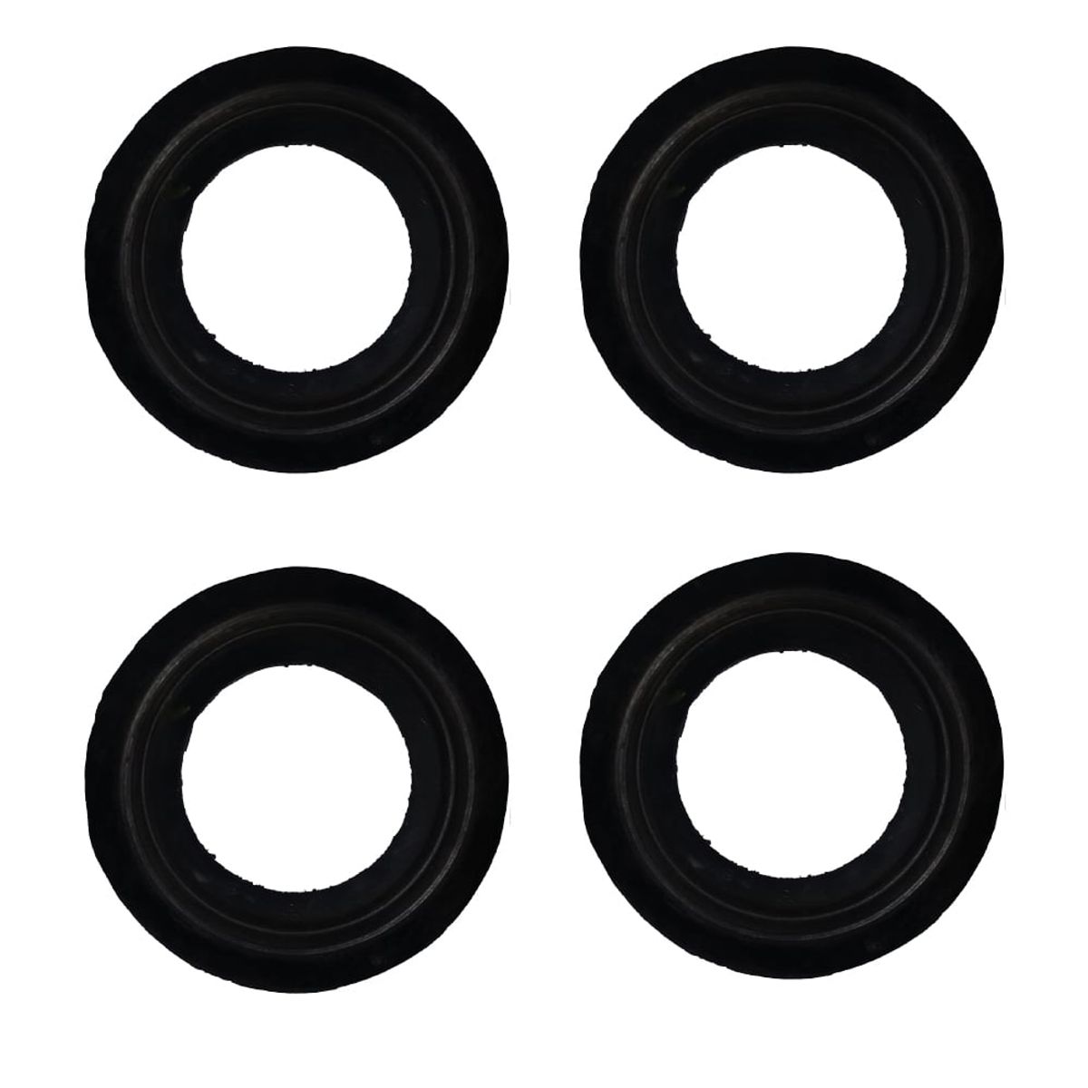 GENERICO - Kit 4 Sellos De Goma Tubería 110mm Para Fosa Séptica O Cámaras