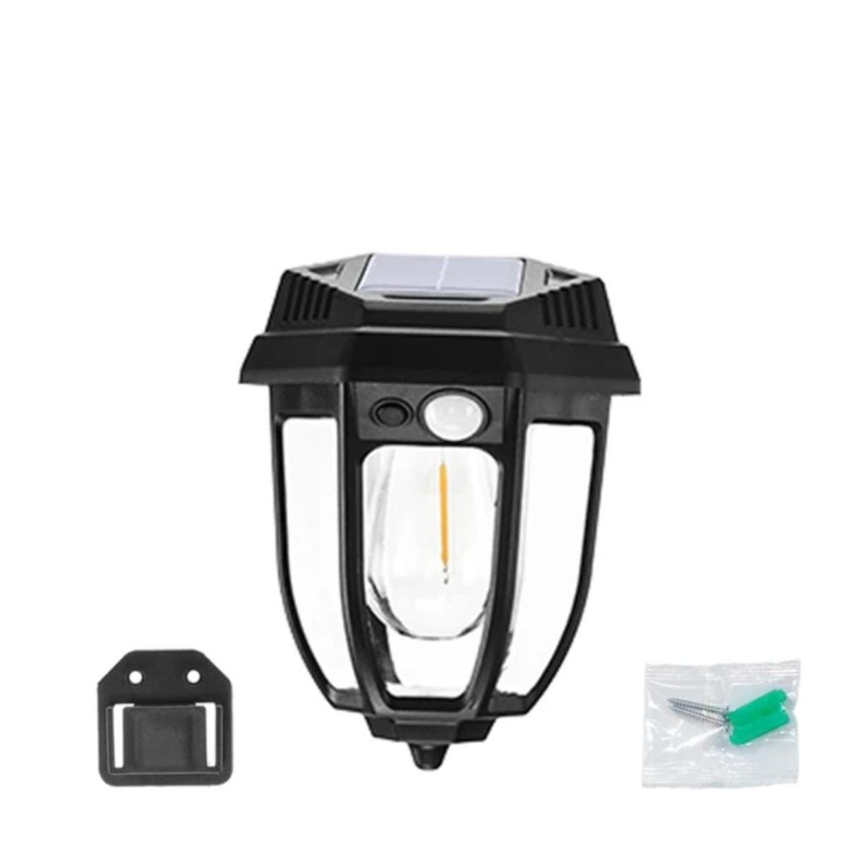 GENERICO - FAROL SOLAR DECORATIVO LUZ CALIDA SIMPLE