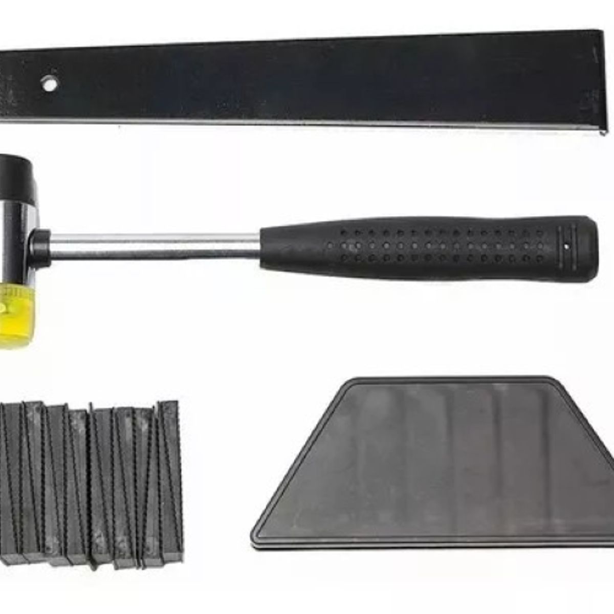 MUNDO MAGIA - Kit Instalación Piso Flotante Profesional Con Martillo Goma