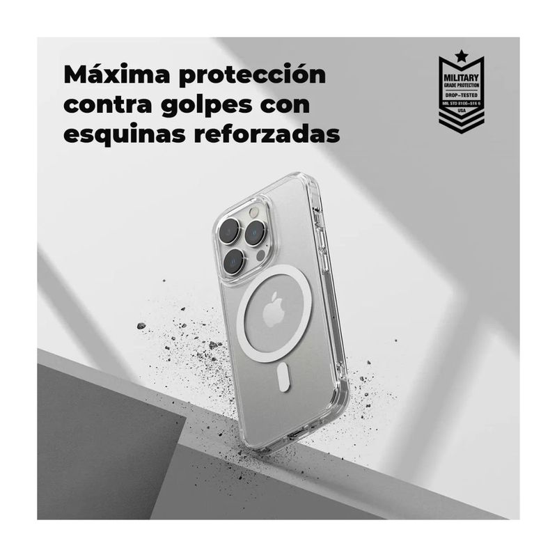 XUNDD - Carcasa para iPhone 14 Pro MagSafe Antigolpes + Lamina de Hidrogel