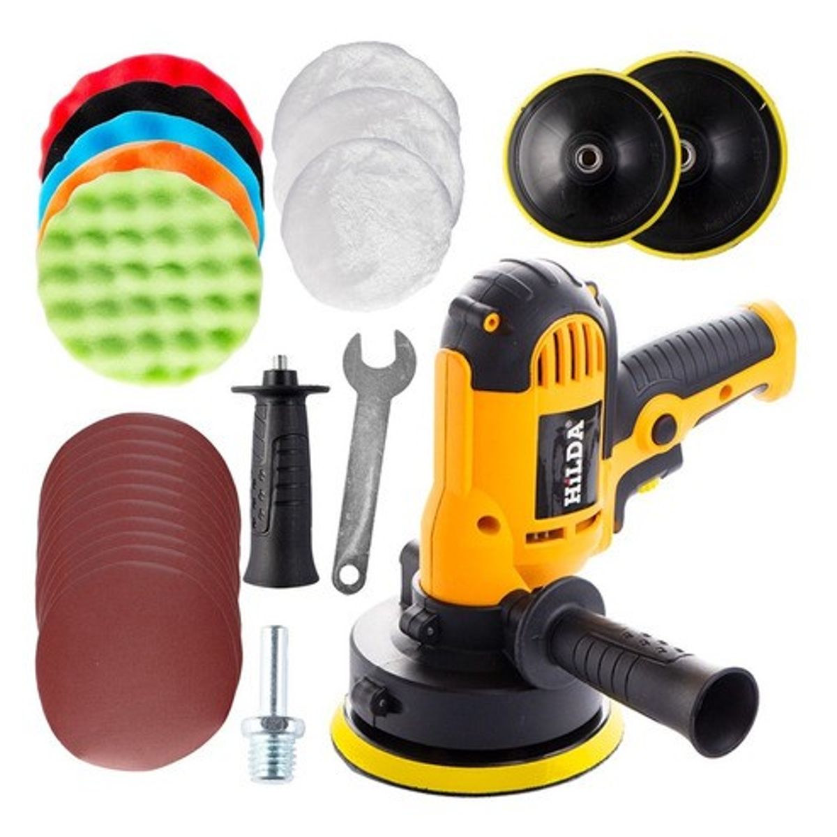 MUNDO MAGIA - Pulidora 700w 56 Pulgada 125150mm Full Accesorio