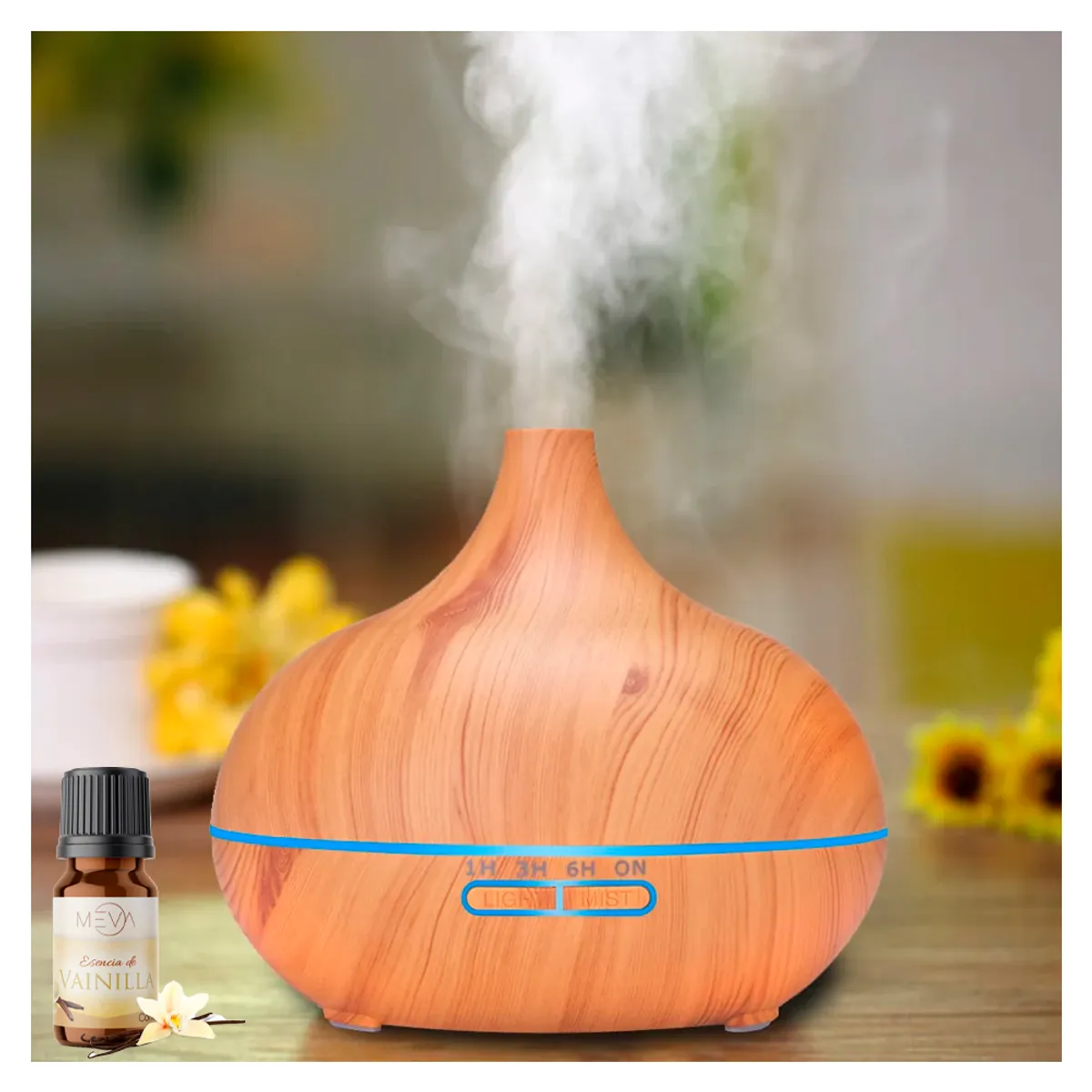 IRM - Difusor ultrasónico Humidificador de aire con escencias