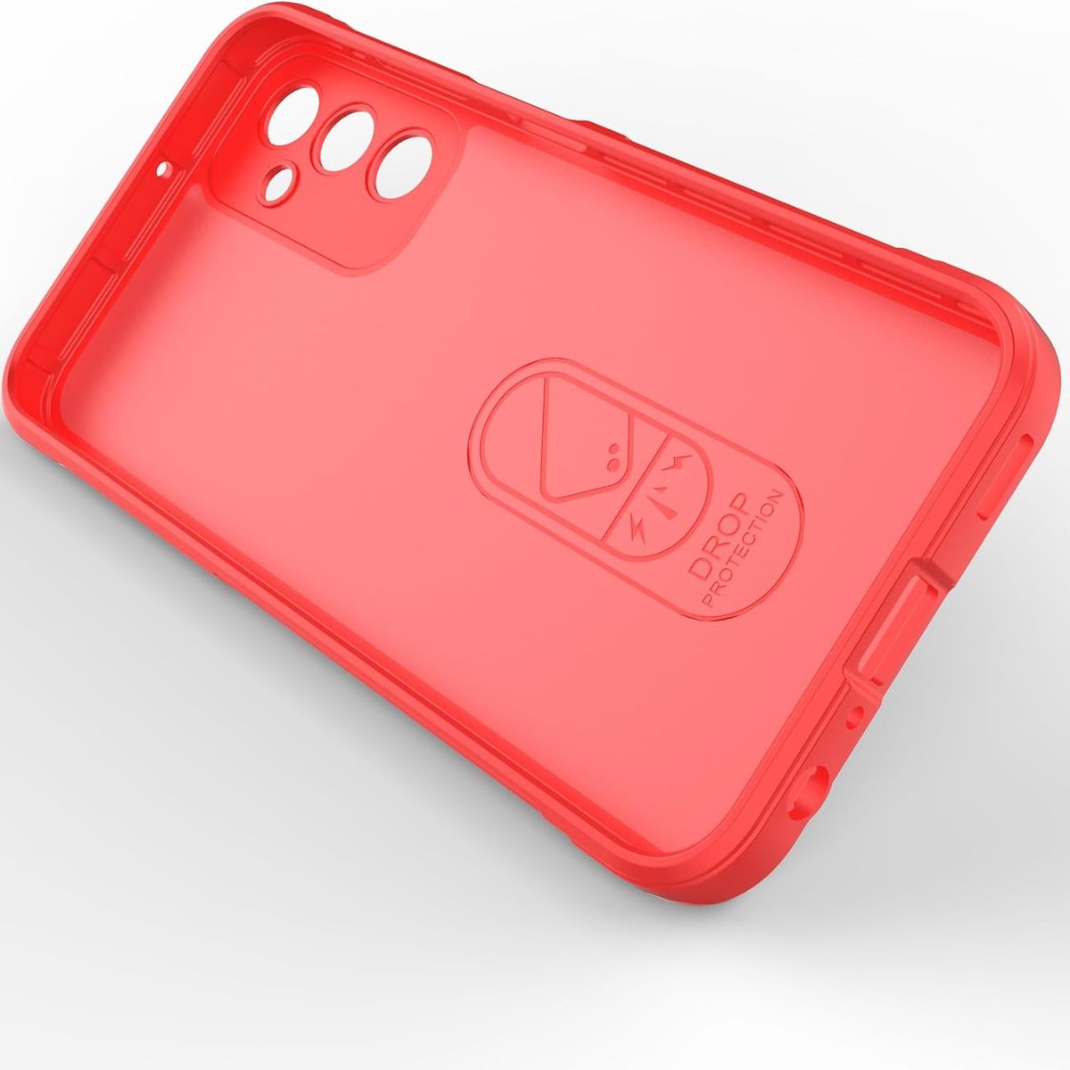 GENERICO - Carcasa para Samsung A16 4G y 5G Robusta Proteccion Camara - Rojo