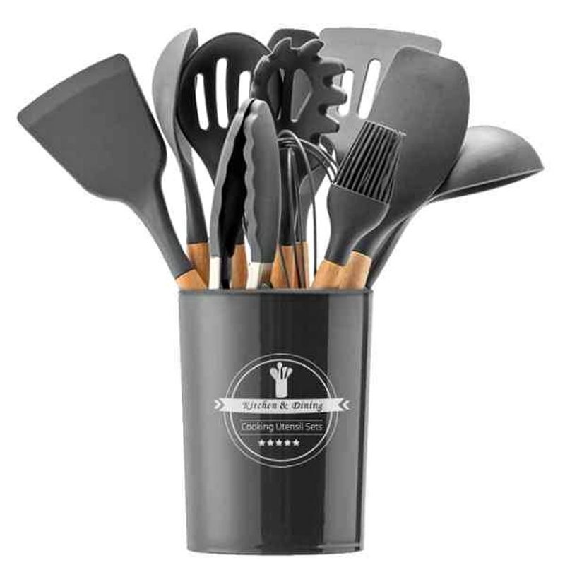 GENERICO - Set De Cocina De 12 Piezas Silicona