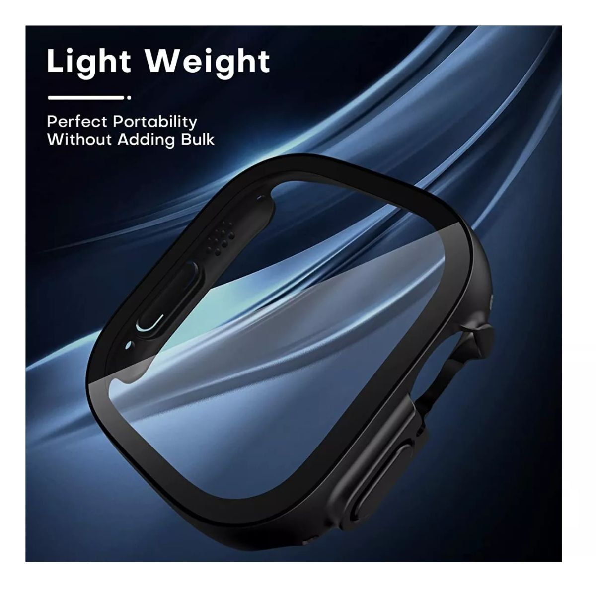 XUNDD - Carcasa para Apple Watch Ultra Con Vidrio Templado 9H