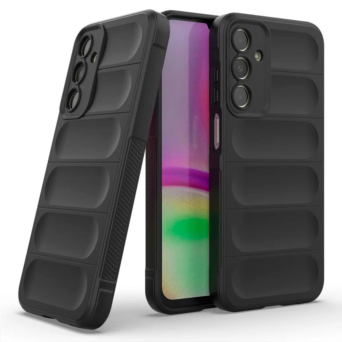 GENERICO - Carcasa para Samsung A05 Robusta Proteccion Camara - Negro