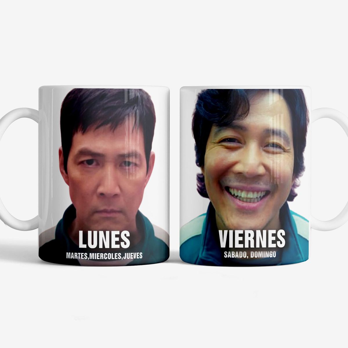 SM - Tazon Taza Squid Game El juego del calamar 2 3 Meme para te y café