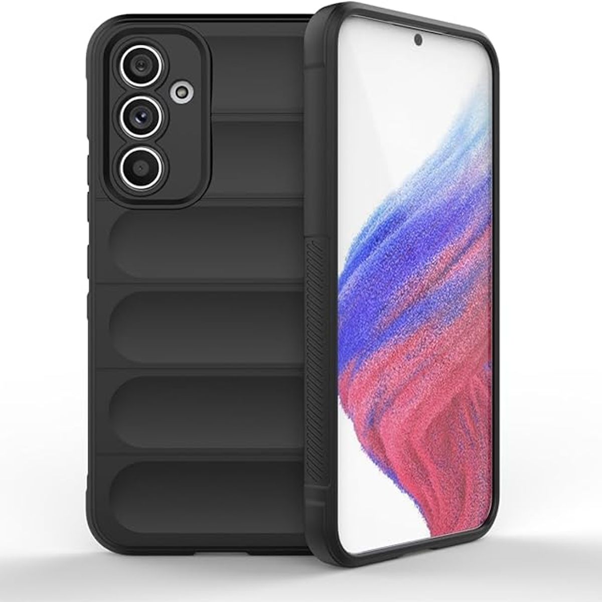 GENERICO - Carcasa para Samsung A54 5G Robusta Proteccion Camara - Negro