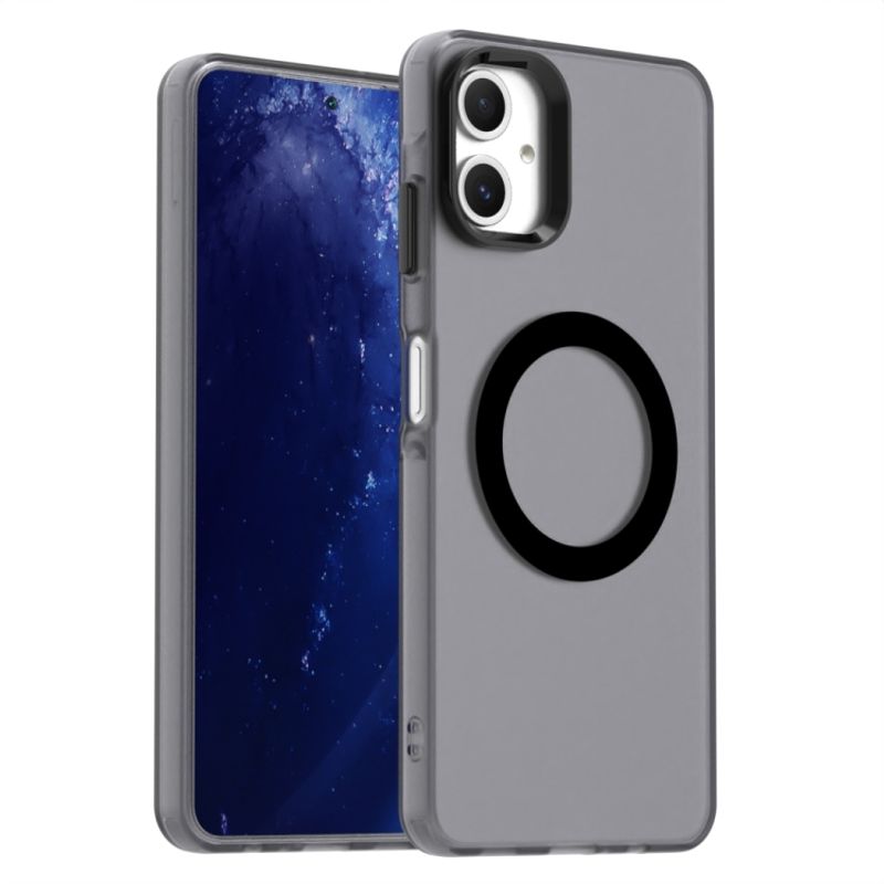 GENERICO - Carcasa para Samsung A06 Compatible Carga Magnética Mate - Negro
