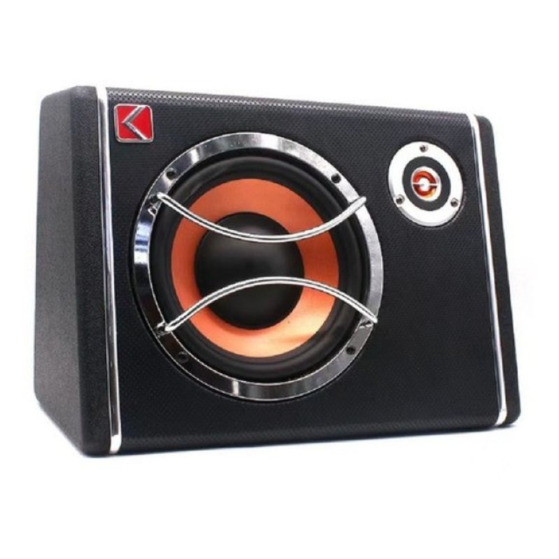 MUNDO MAGIA - Subwoofer Plano Amplificado Parlante Kit Instalación
