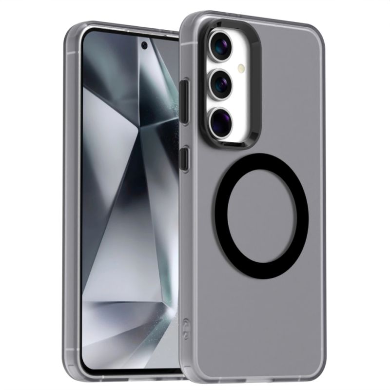 GENERICO - Carcasa para Samsung S24 FE Compatible Carga Magnética Mate - Negro