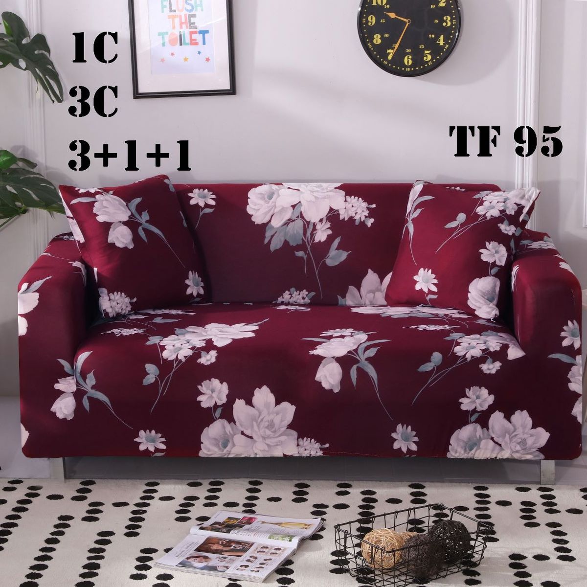 GENERICO - funda  protectora de sillon 3 cuerpo