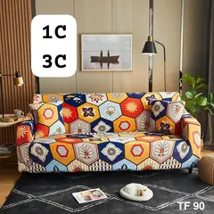 GENERICO - Funda protectora de sillon 3 cuerpo