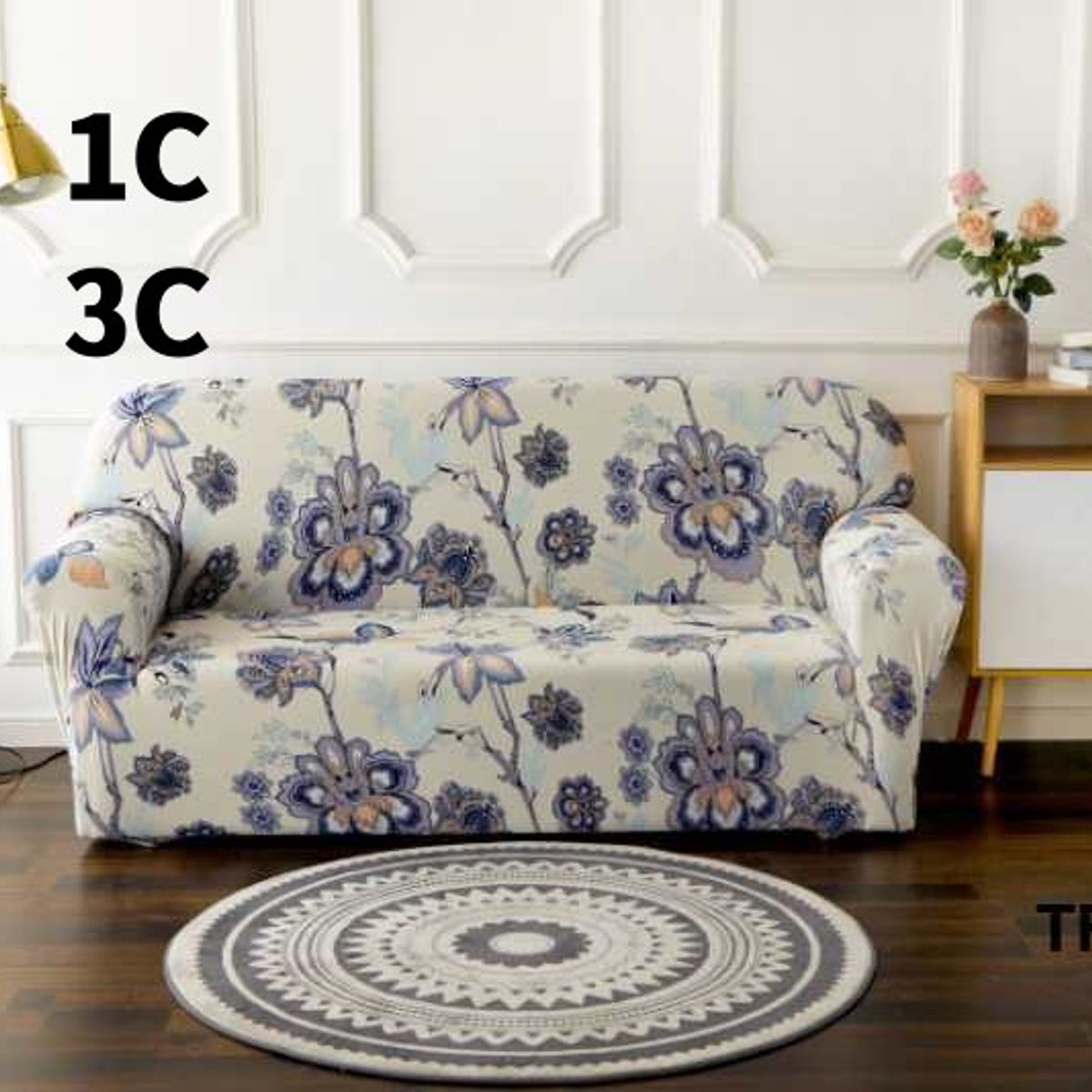 GENERICO - funda  protectora de sillon 3 cuerpo