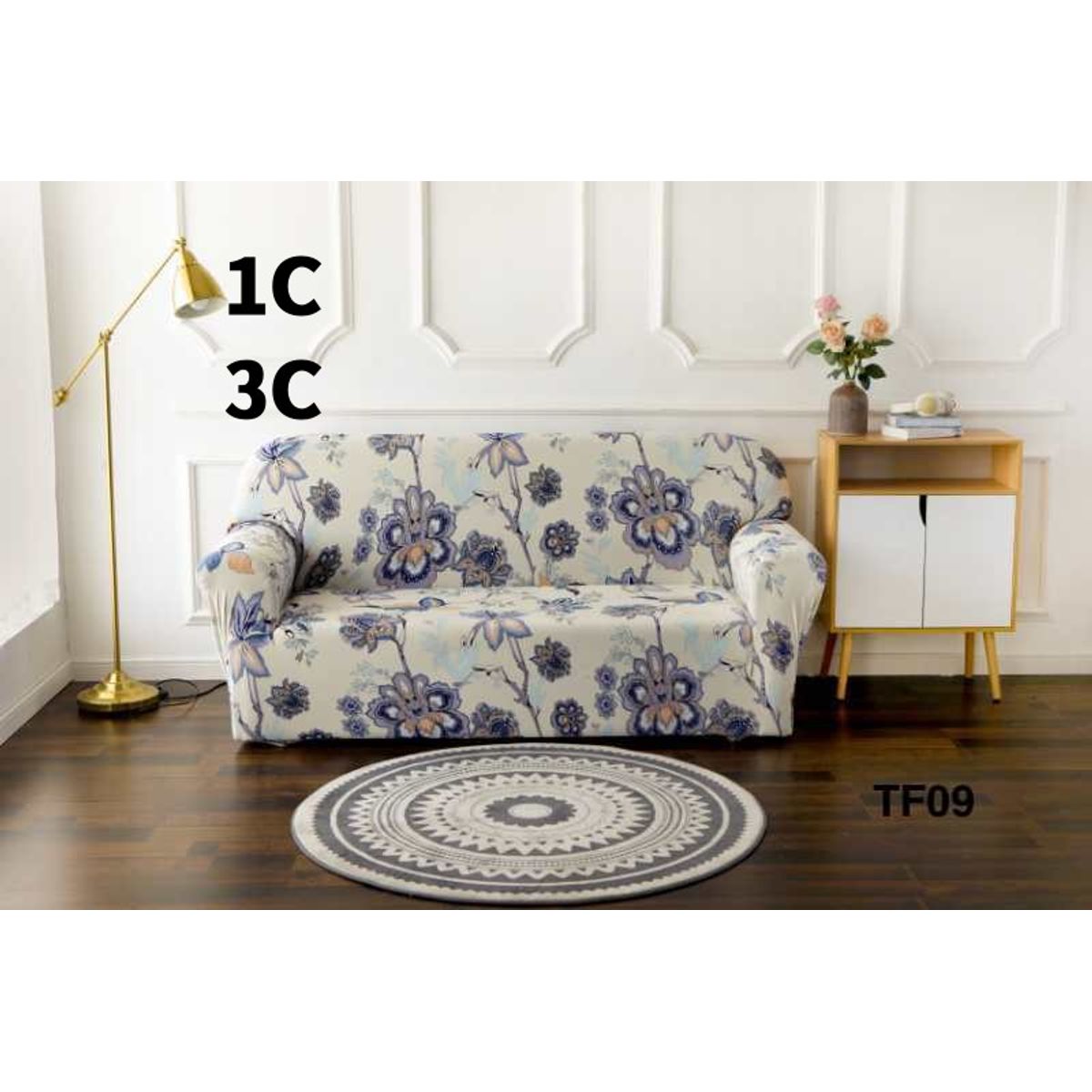 GENERICO - funda  protectora de sillon 3 cuerpo