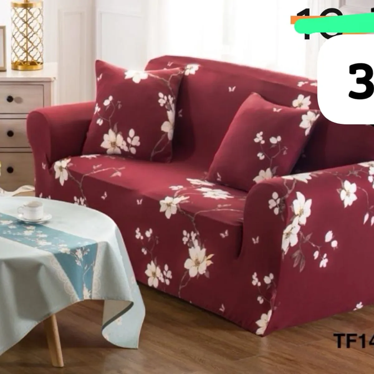 GENERICO - funda  protectora de sillon 3 cuerpo