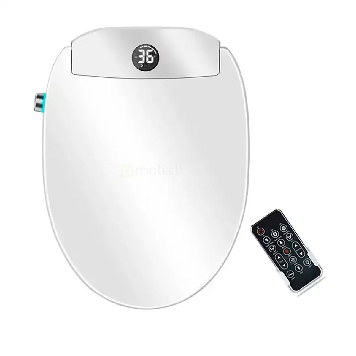 BE BLU - Baño Japonés Tapa de WC Asiento Eléctrico Inodoro Inteligente Térmico