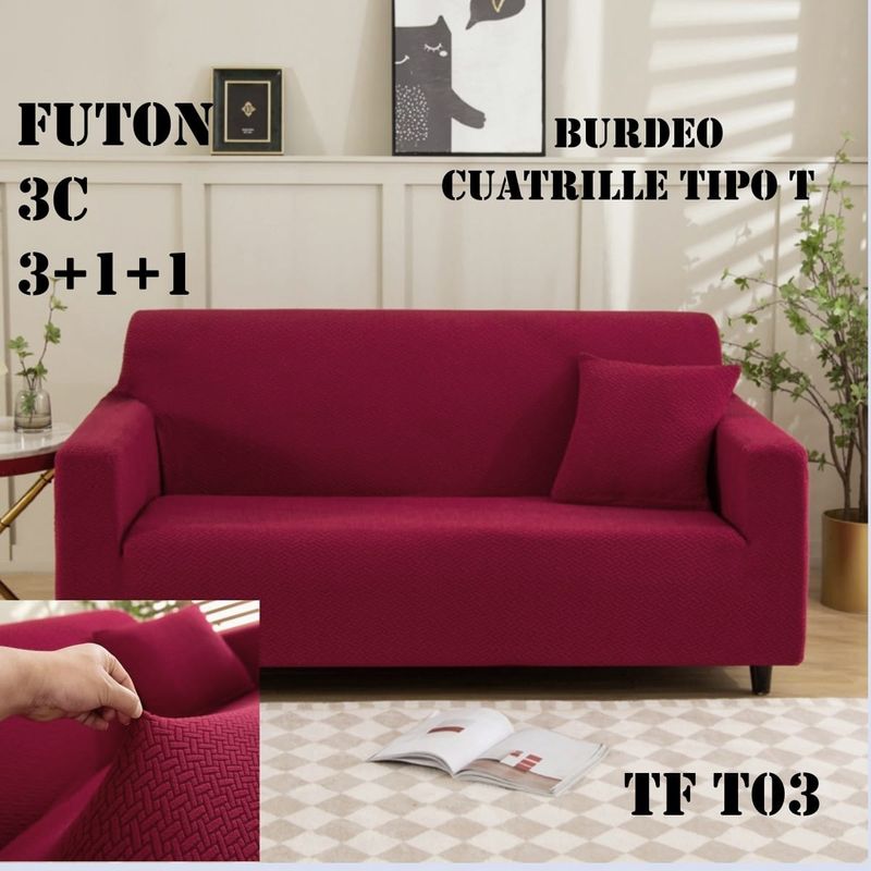 GENERICO - funda de sillon 3c texturizado elasticado