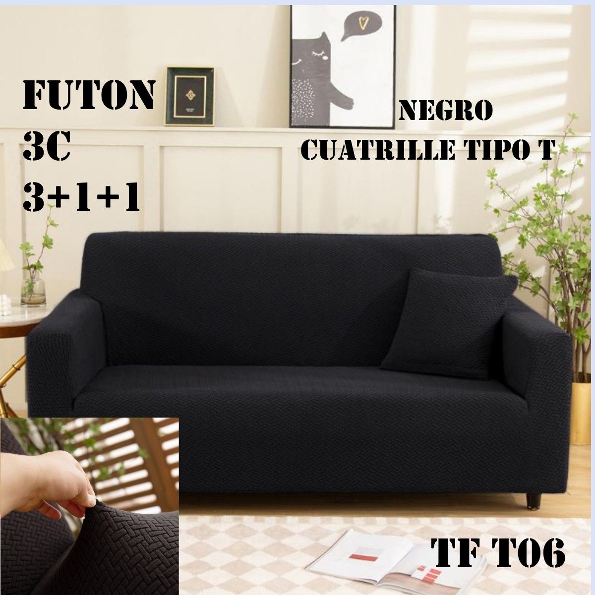 GENERICO - funda de sillon 3c texturizado