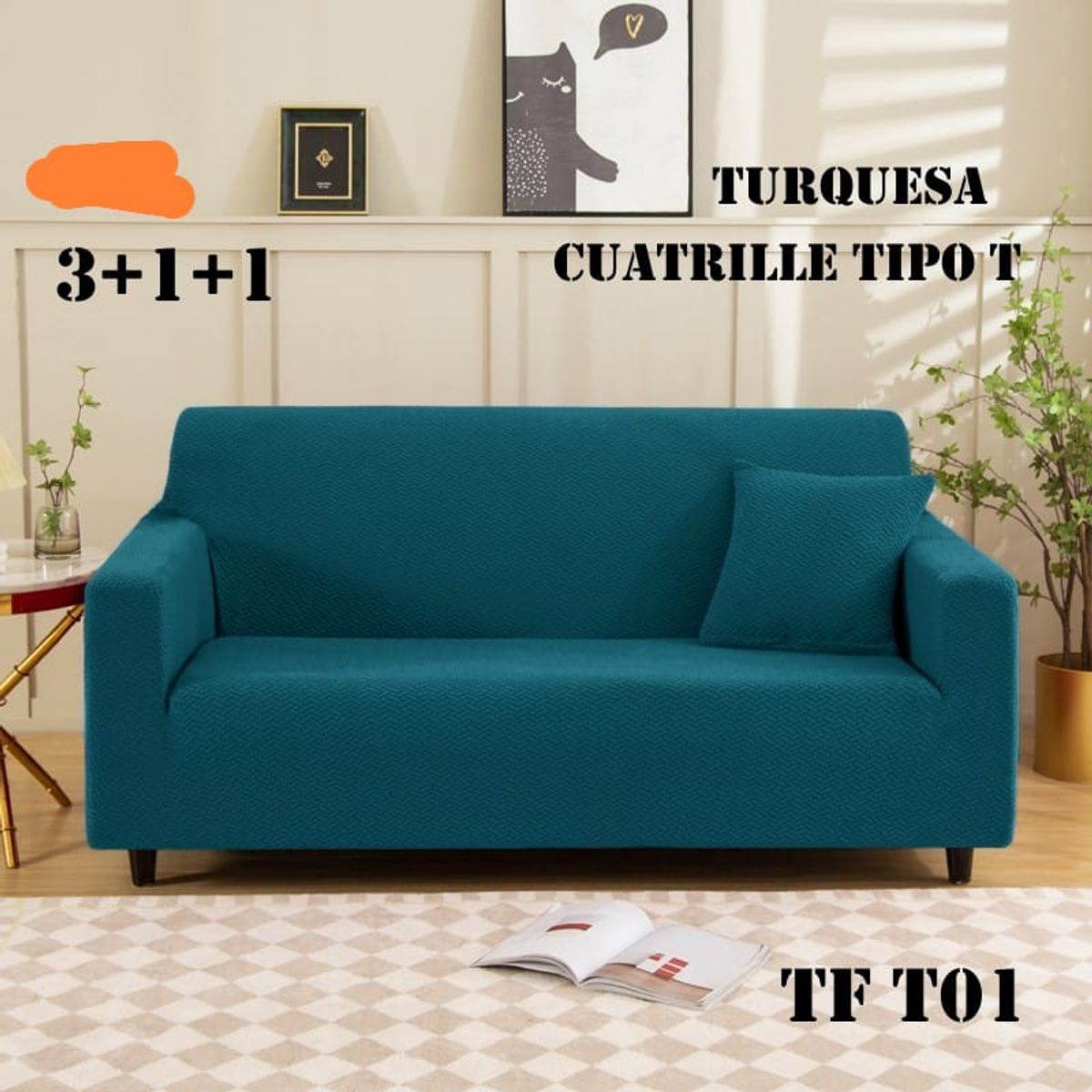 GENERICO - funda de sillon 3c texturizado