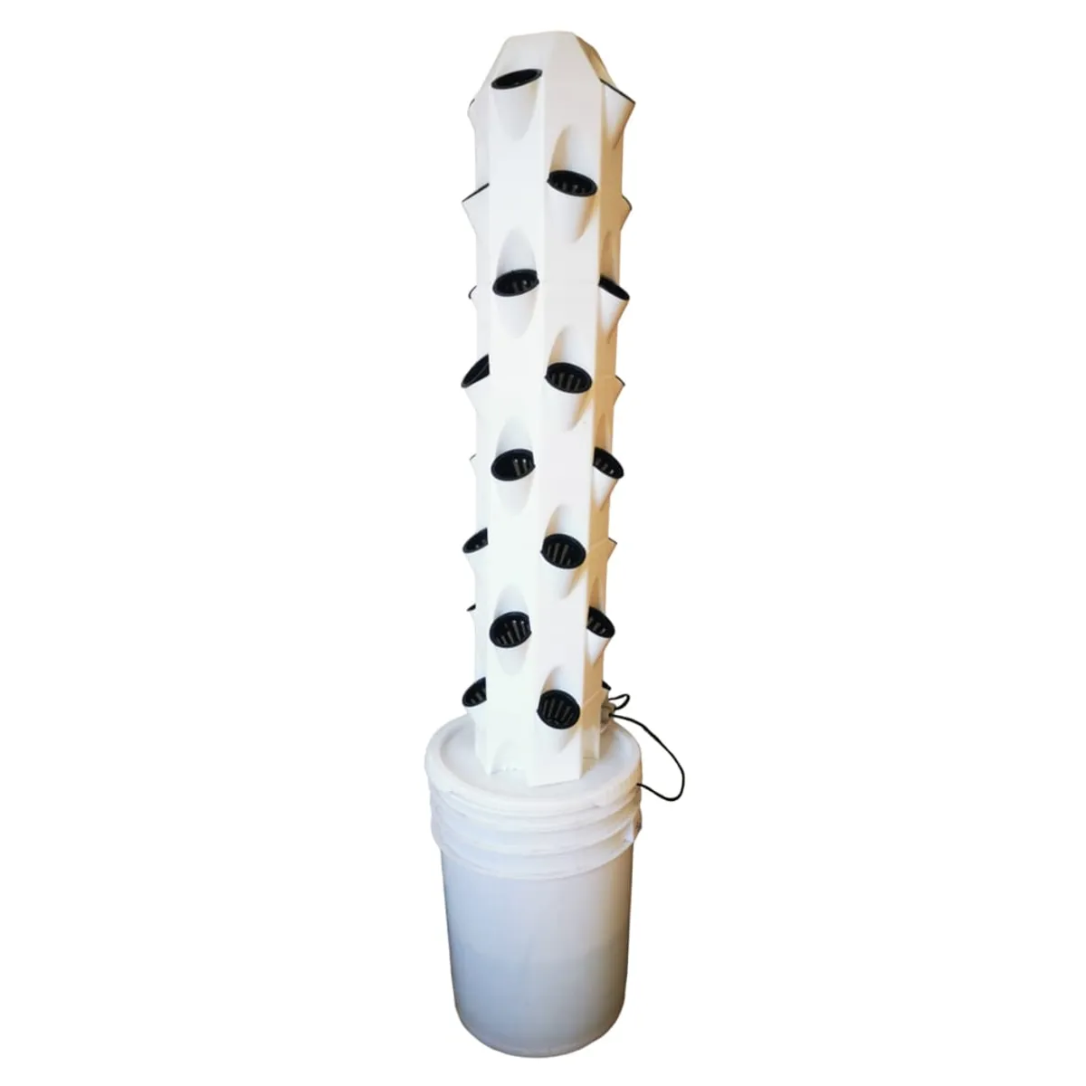 GENERICO - Torre Hidropónica 32 Plantas Con Bomba Wifi Y Canastillos