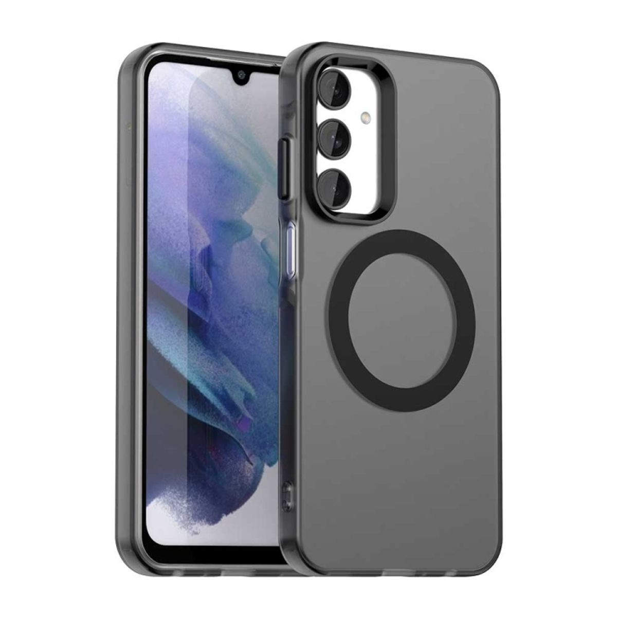 GENERICO - Carcasa para Samsung A25 5G Compatible Carga Magnética - Negro